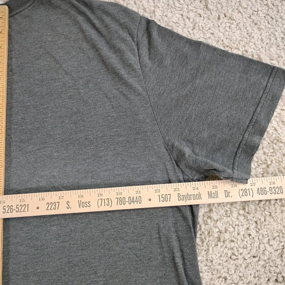 Texas Longhorns Shirt Mens 2XL Gray Nike Center Swoosh Football Sports NCAA A2